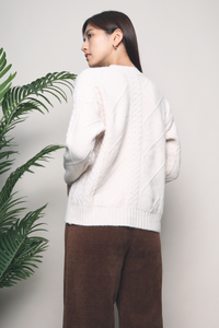 Joaquin Knit Sweater Cream