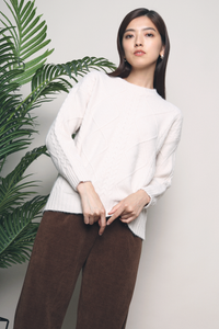 Joaquin Knit Sweater Cream