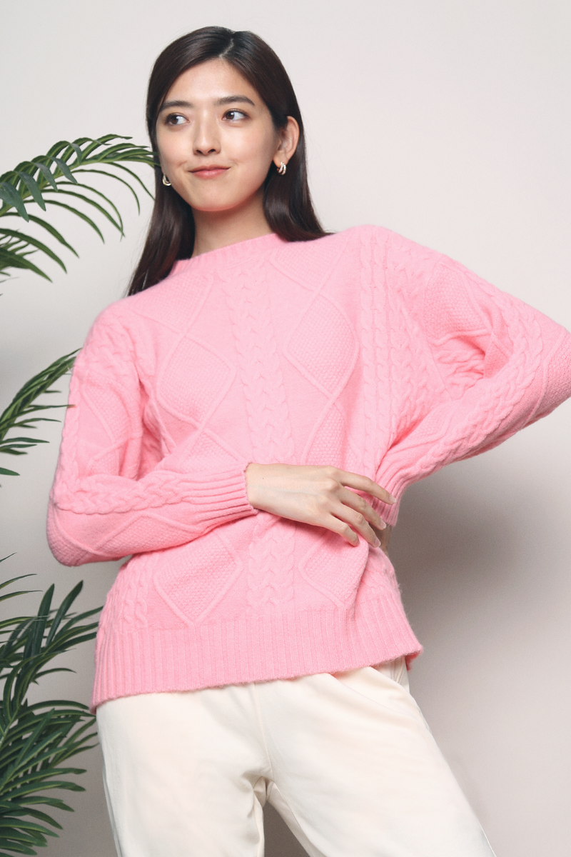 Joaquin Knit Sweater Pink (Restock)
