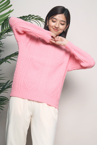 Joaquin Knit Sweater Pink (Restock)