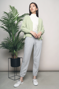 Jovan Knit Cardigan Muted Green