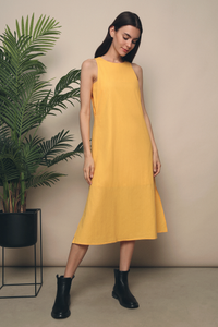 Mandala Racerfront Midi Dress Sunshine (Restock)