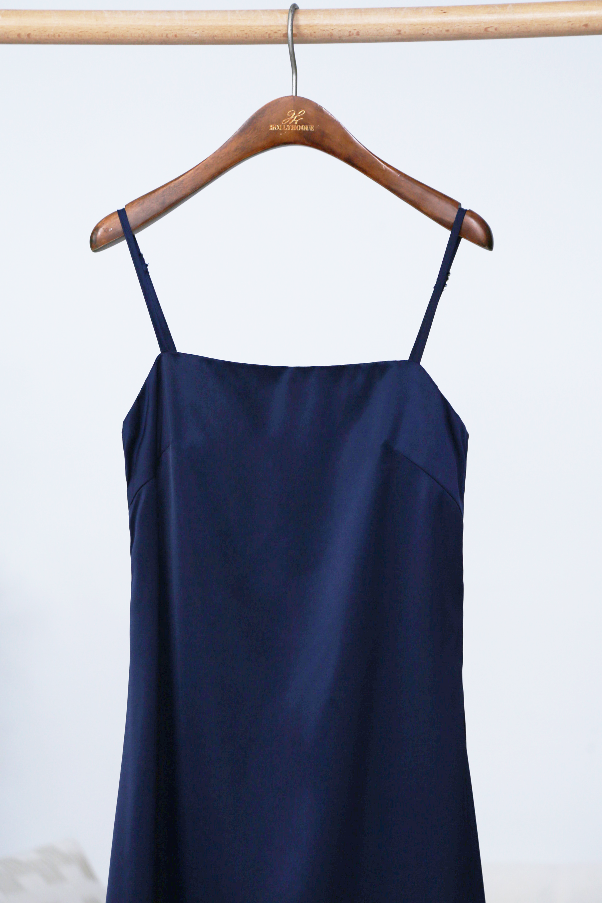 Jenner Slip Midi Dress Midnight Navy