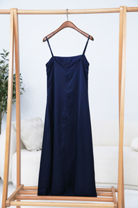 Jenner Slip Midi Dress Midnight Navy