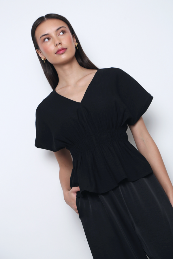 Kari Kimono Top Black