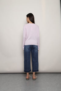 (Premium) Countryside Cable Knit Sweater Pink (Backorder)
