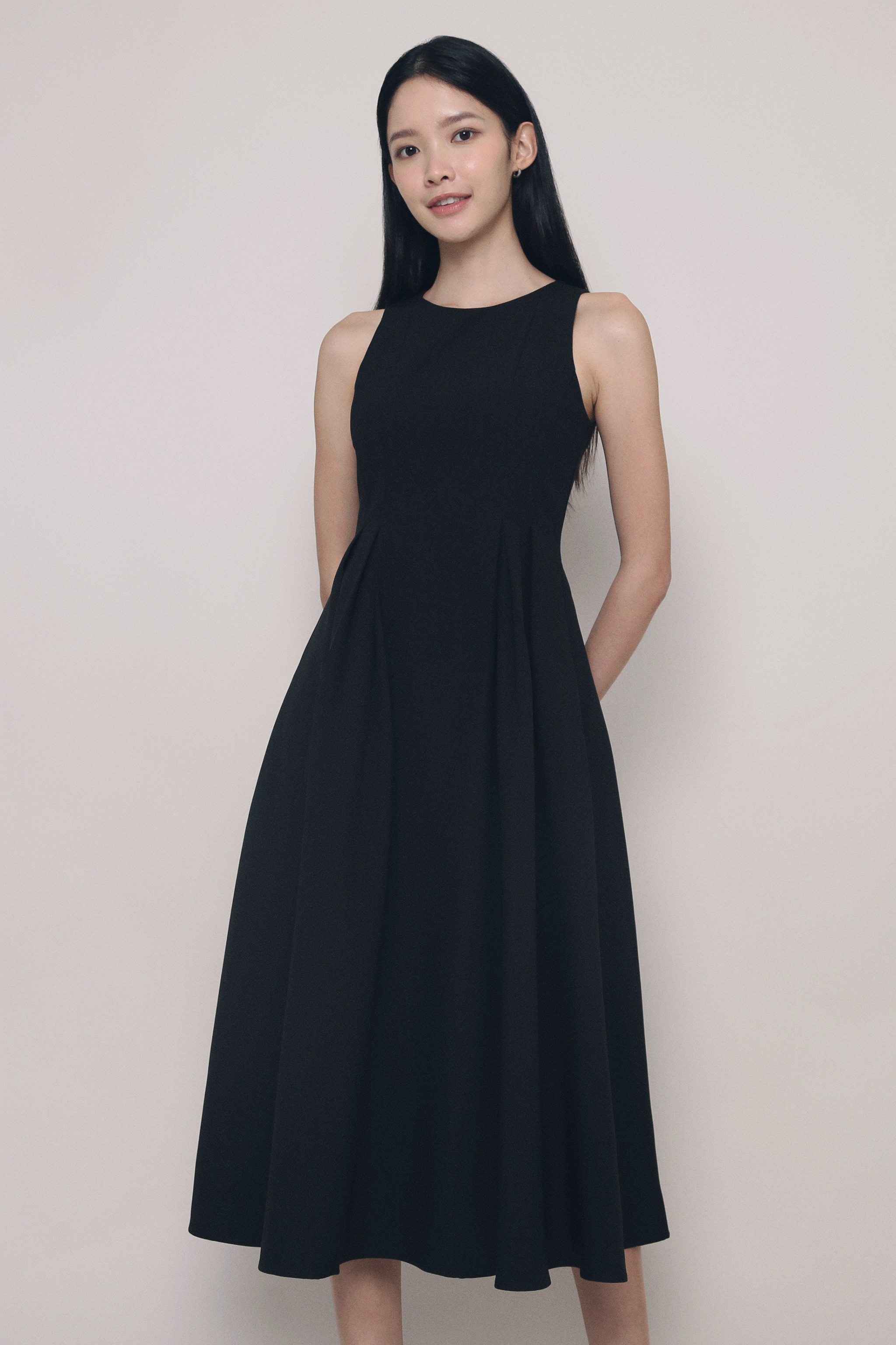 Light WRYHT Holly PLEATED DRESS One Piece Long Old Joe