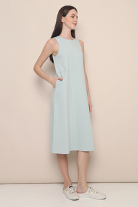 Lilit Shift Midi Dress Seafoam