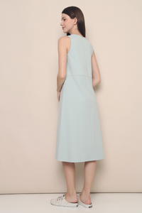 Lilit Shift Midi Dress Seafoam