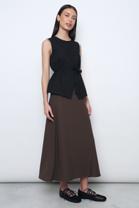 Mademoiselle Sleeveless Blouse Black (Backorder)