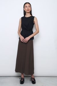 Mademoiselle Sleeveless Blouse Black (Backorder)