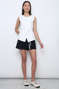 Mademoiselle Sleeveless Blouse Ivory (Backorder)
