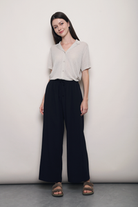 Maison Net Knit Blouse Malt