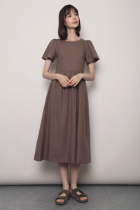 Maple Lane Midaxi Dress Cocoa