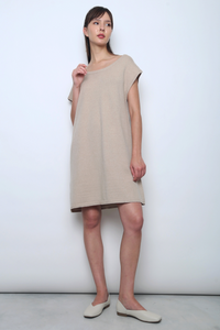 Marbella Scoop Knit Dress Light Sand