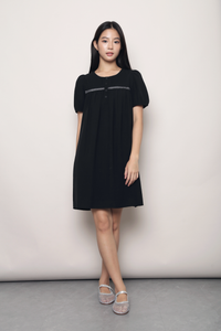 Meadow Lace Dress Black