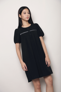 Meadow Lace Dress Black