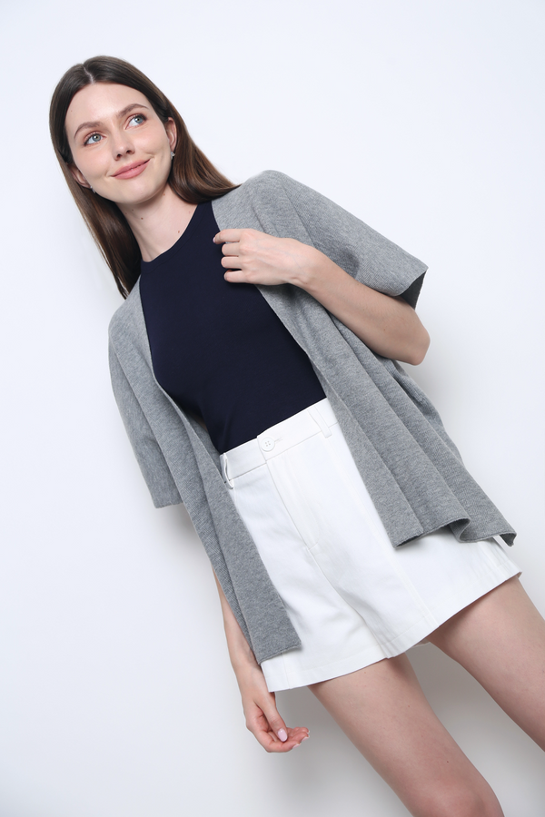 Chate Drape Cardigan Grey (Restock)