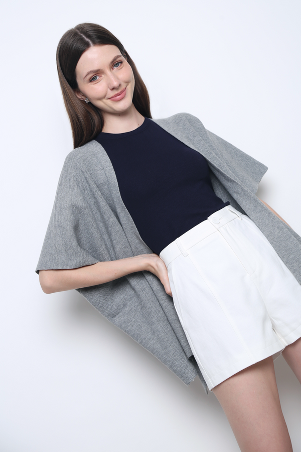 Chate Drape Cardigan Grey (Restock)