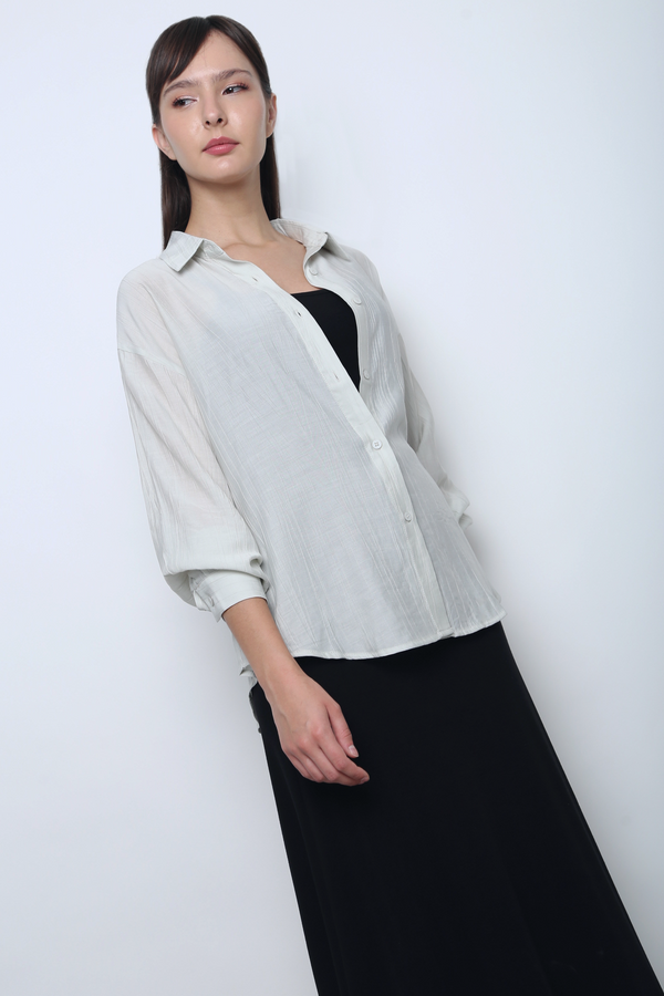 Modi Crepe Shirt Stone