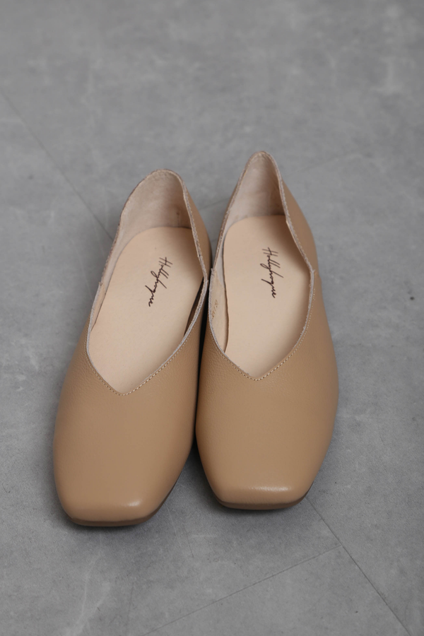Mollie V2 Leather Shoes Nude (Backorder)