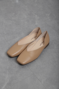 Mollie V2 Leather Shoes Nude (Backorder)