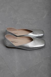 Mollie V2 Leather Shoes Silver (Backorder)