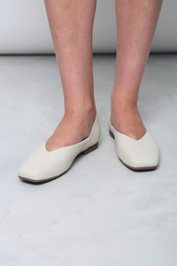 Mollie V2 Leather Shoes Cream (Backorder)