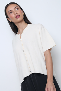 Muse Short Sleeved Knitwear Ivory (Backorder II)