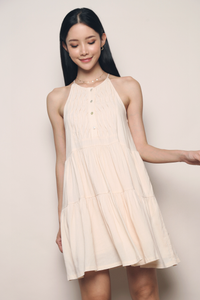 Paige Craft Linen Dress Malt (Restock)