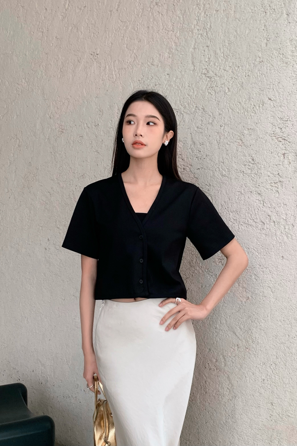 Newton 2-Piece Top Set Black