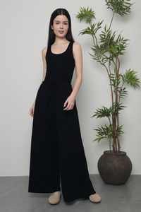(Petite) Cloverfield Palazzo Pants Black