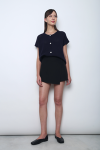 Penny Lane Eyelet Knit Wear Navy (Backorder)