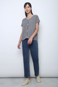 Penny Lane Eyelet Knit Wear Grey (Backorder)