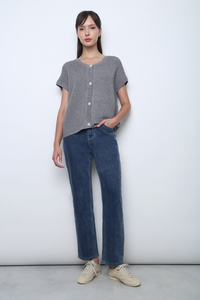 Penny Lane Eyelet Knit Wear Grey (Backorder)