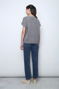 Penny Lane Eyelet Knit Wear Grey (Backorder)