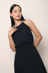 Prospera Pearl Top Black