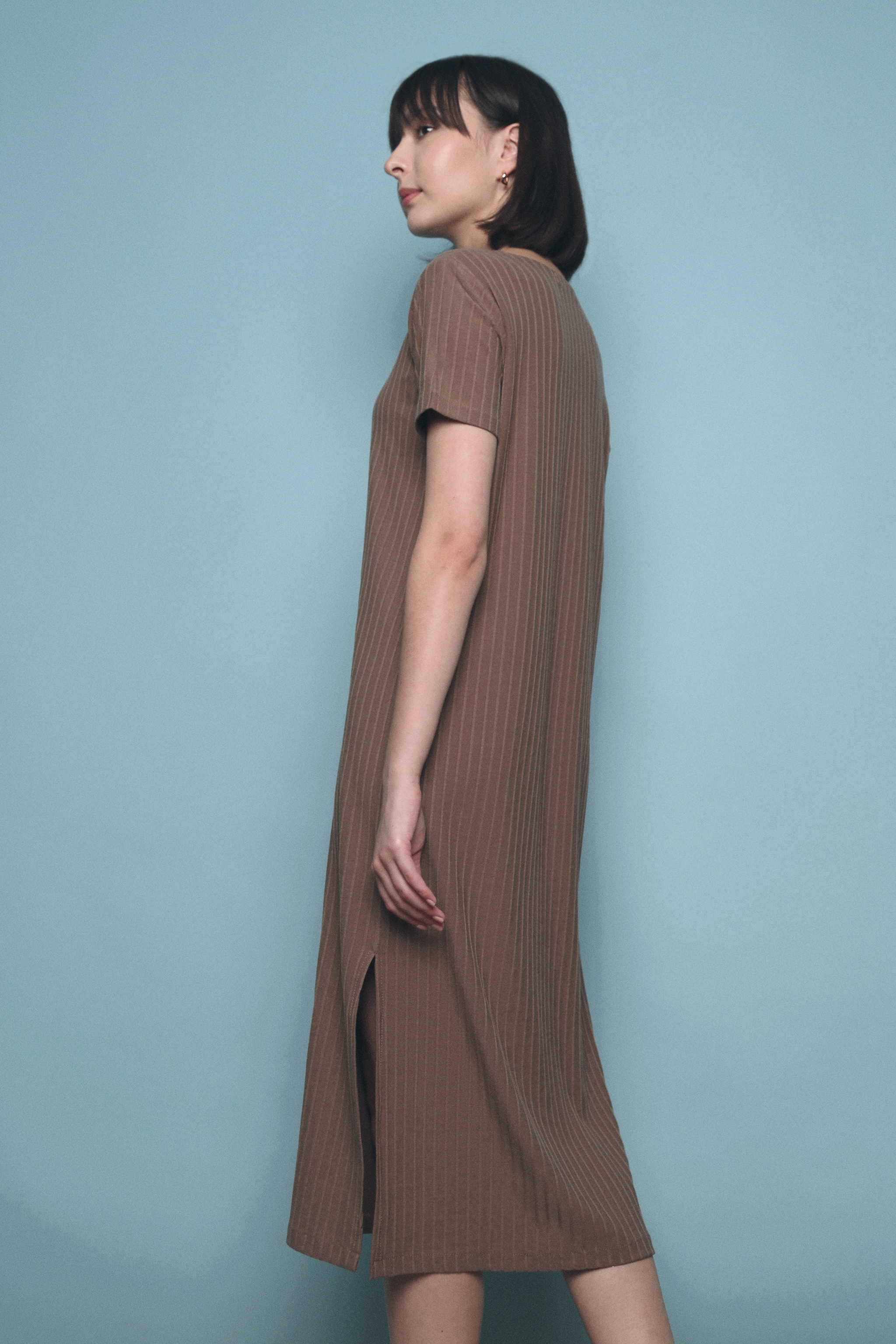 Sawyer T-Shirt Maxi Dress Brown