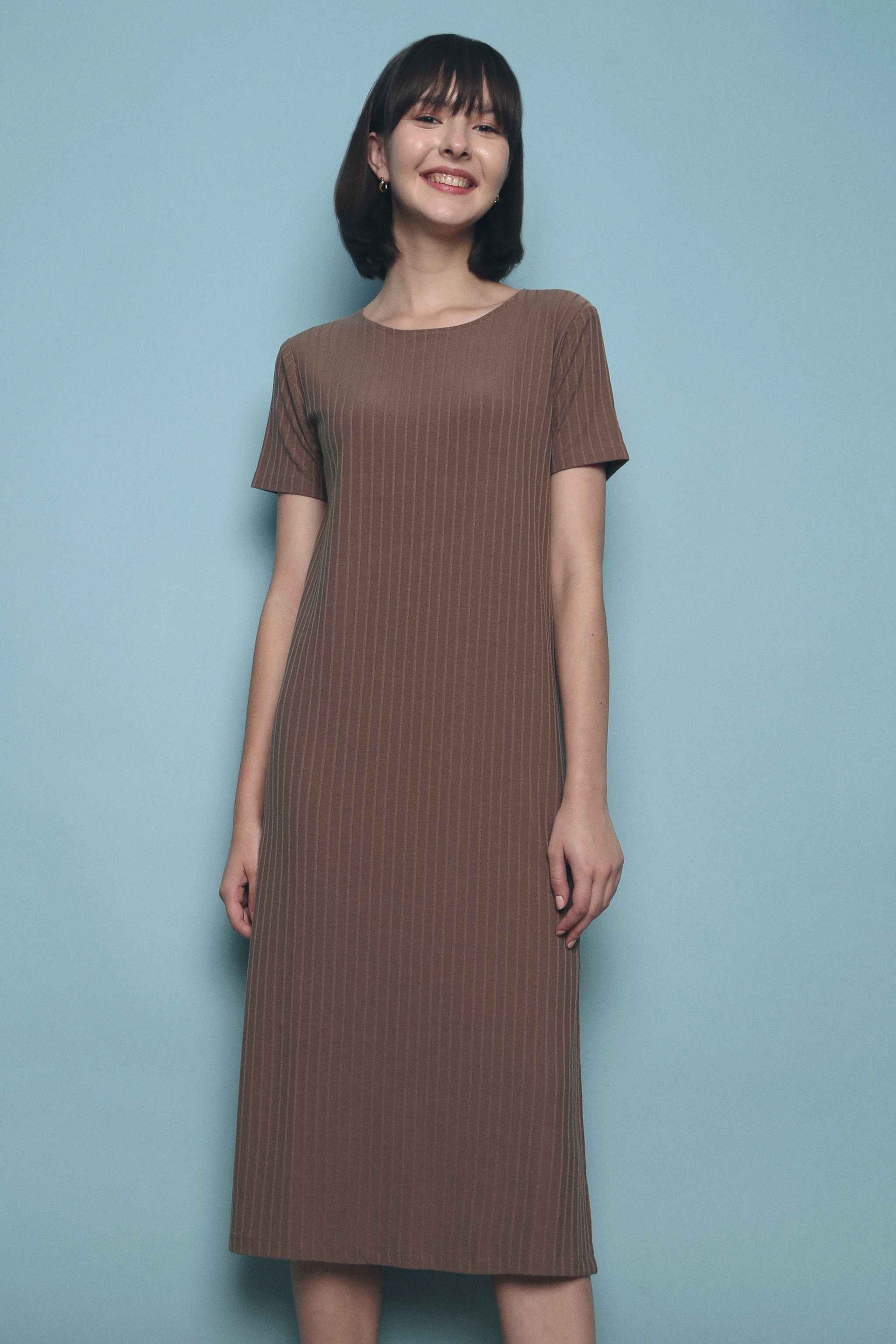 Sawyer T-Shirt Maxi Dress Brown