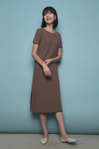 Sawyer T-Shirt Maxi Dress Brown