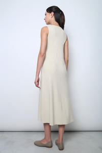 Simple Lines Knit Midi Dress Malt