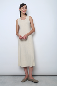 Simple Lines Knit Midi Dress Malt