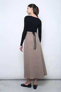 Skater Waltz Maxi Skirt Oat