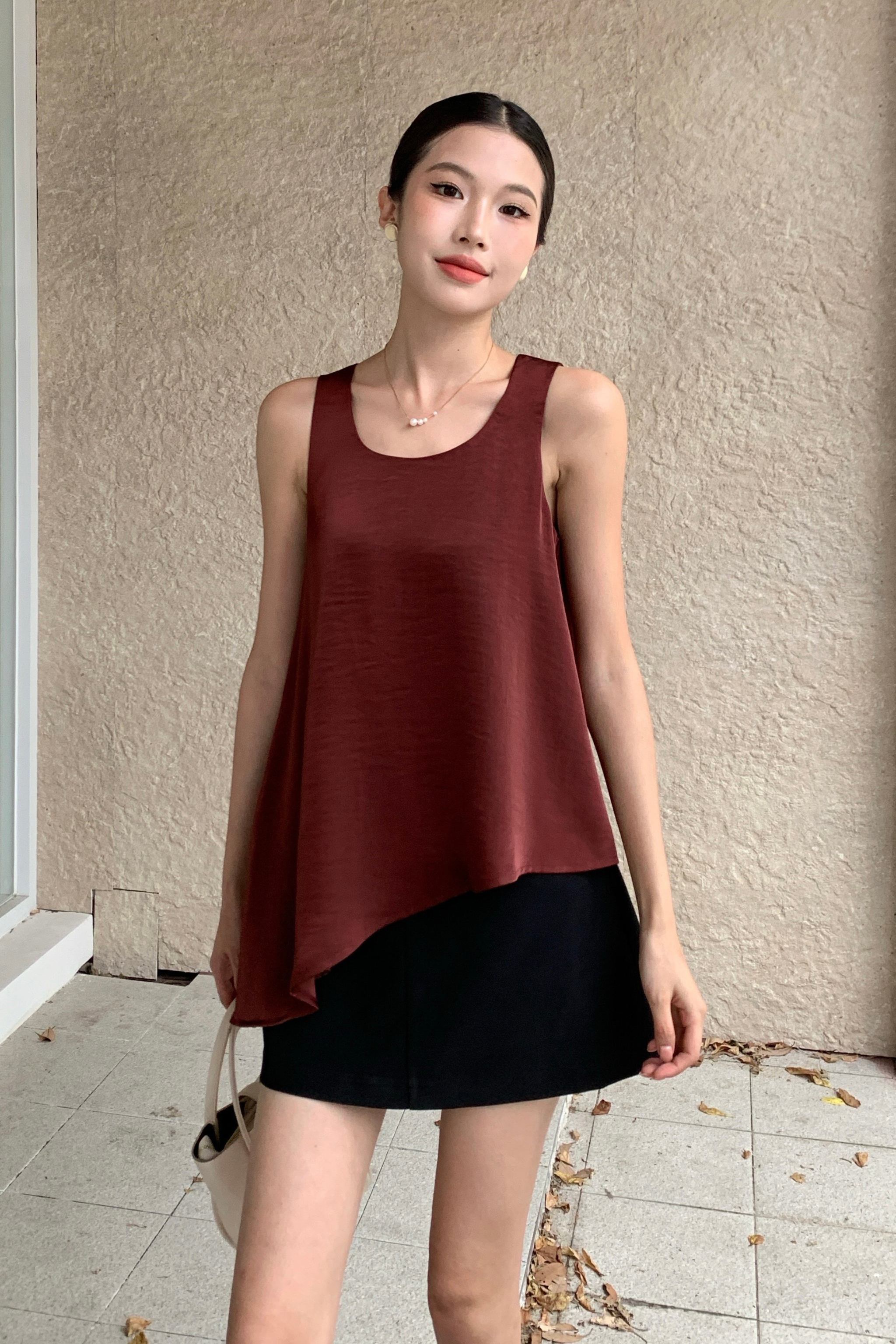 Sloane Occasion Tank Sangria