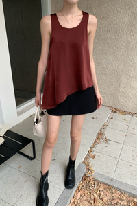 Sloane Occasion Tank Sangria