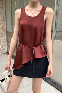 Sloane Occasion Tank Sangria