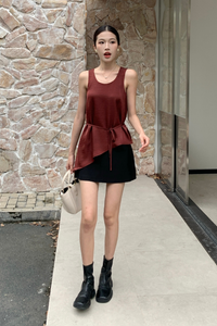 Sloane Occasion Tank Sangria