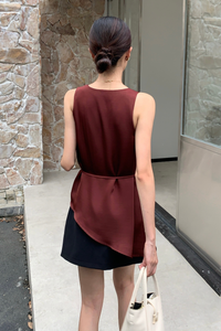 Sloane Occasion Tank Sangria