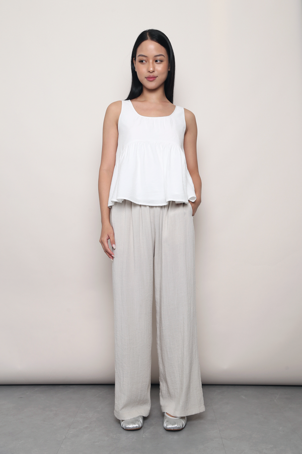 (Petite) Slow Dance Linen Pants Malt