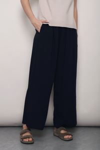 (Regular) Slow Dance Linen Pants Navy (Restock)